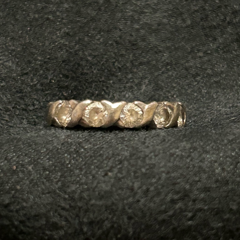 Elegant Silver Women's Ring. “Stone type unknown”